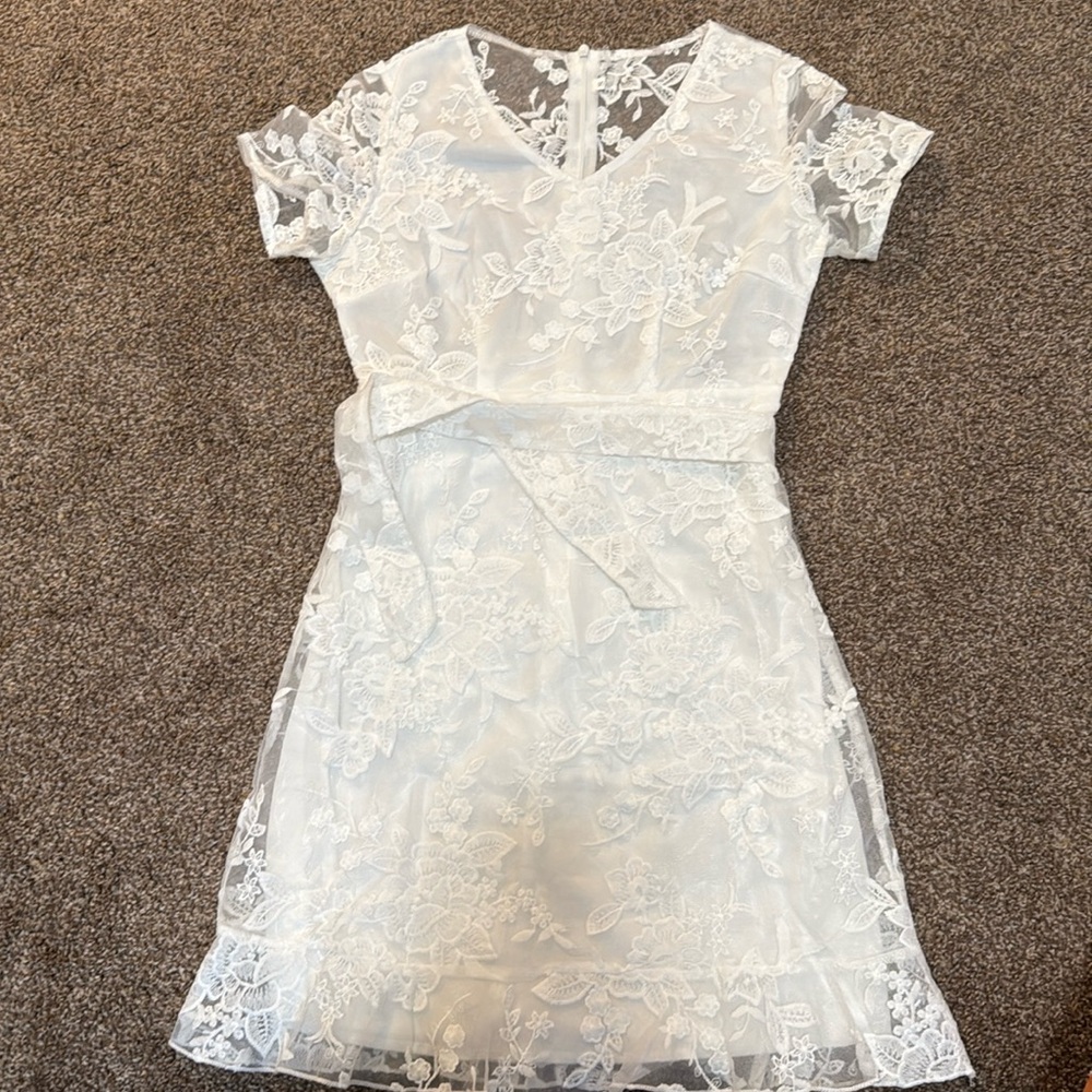 White dress